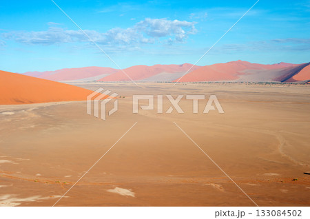 desert sand dunes  Sossusvlei, Namibia 133084502