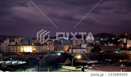 Skyline Windhoek cityscape architecture. Namibia Skyline Windhoek cityscape architecture. Namibia 133084505