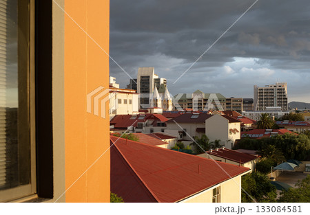 Cityscape Windhoek city center . Namibia Cityscape Windhoek city center . Namibia 133084581