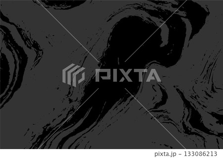 black and white ink brush strokes in black 133086213