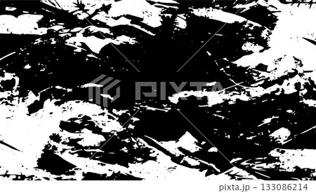 grunge black textures on white background 133086214
