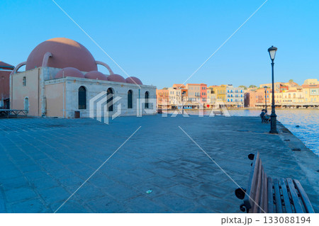 venetian habour of Chania, Crete, Greece 133088194