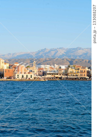 venetian habour of Chania, Crete, Greece venetian habour of Chania, Crete, Greece 133088207