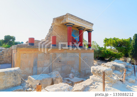Knossos palace at Crete, Greece 133088212