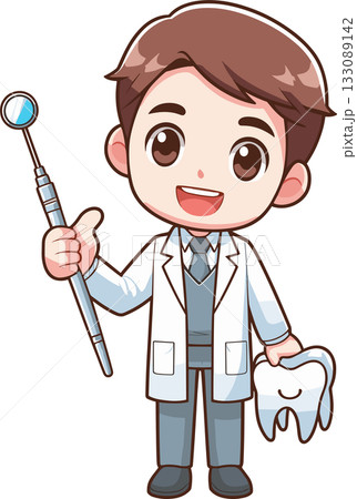 男性の歯科医のイラスト 133089142