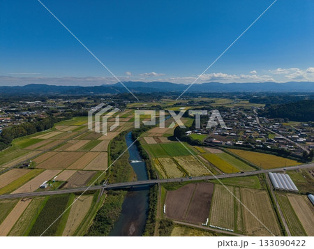 都城市高崎町空撮　R7年秋 133090422