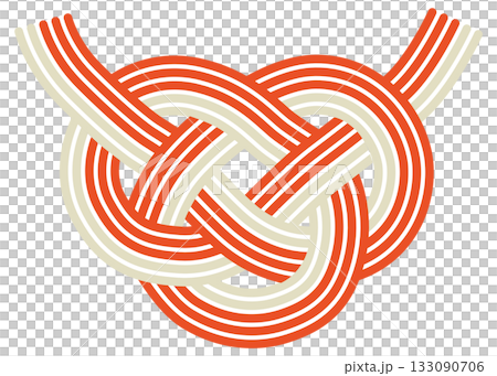 Mizuhiki vector illustration Mizuhiki vector illustration 133090706