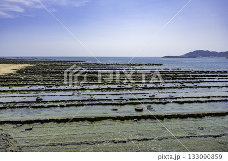 宮崎　青島　鬼の洗濯板　宮崎県宮崎市 133090859