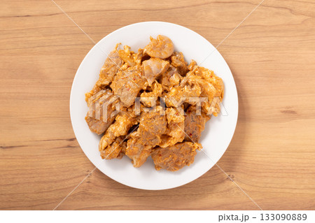 ［国産豚］ミックスホルモン　味噌味 133090889