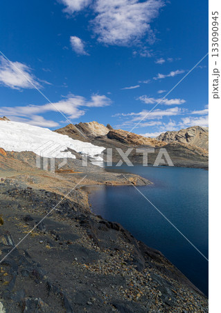 Aerial view of the Pastoruri Glacier, Ancash. Aerial view of the Pastoruri Glacier, Ancash. 133090945