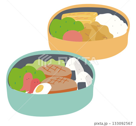 お弁当のイラストカット お弁当のイラストカット 133092567