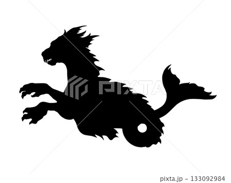 くじら座の怪獣のシルエット 133092984