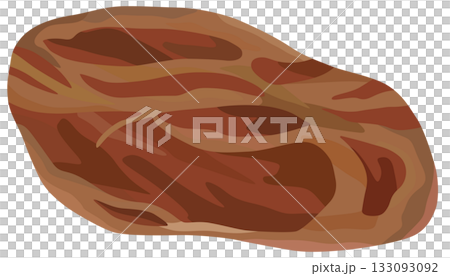 烤牛肉插圖向量素材 烤牛肉插圖向量素材 133093092