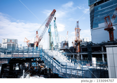 変貌する東京 工事中のJR渋谷駅西口 2025.11　d-5 クールカラー 133094707