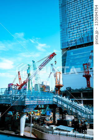 変貌する東京 工事中のJR渋谷駅西口 2025.11 e-4 ライトカラー 変貌する東京 工事中のJR渋谷駅西口 2025.11 e-4 ライトカラー 133094764