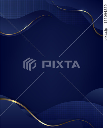 Luxury Dark Blue Gold Abstract Background Template for Premium Invitation or Formal Certificate Design Luxury Dark Blue Gold Abstract Background Template for Premium Invitation or Formal Certificate Design 133094829