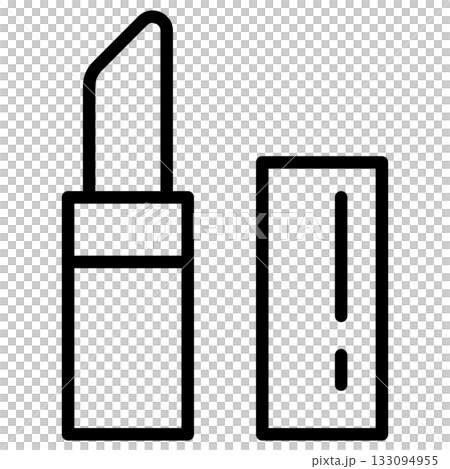 口紅，嘴唇圖示。向量圖。 133094955
