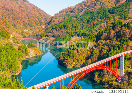 庄川峡（秋） 133095112