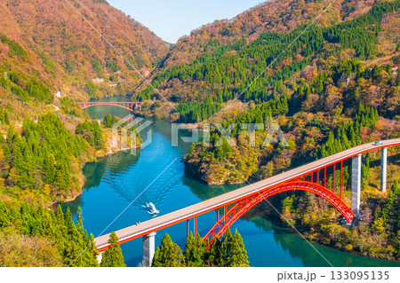 庄川峡（秋） 133095135