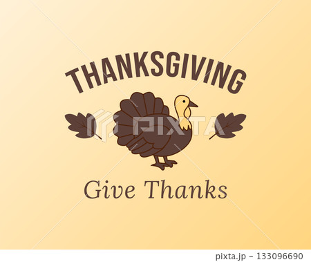thanksgiving give thanks autumn celebration 133096690