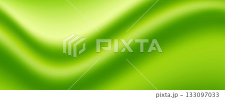 Matcha latte smooth gradient. Pistachio liquid wave wallpaper. Green lime splash background. Matcha tea flavor drink texture backdrop for promo, brochure, banner, flyer, banner. Vector juicy fresh bg 133097033