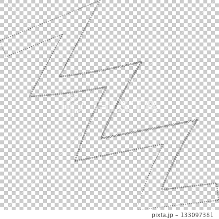 Curved dotted line playful. Element for fun 133097381