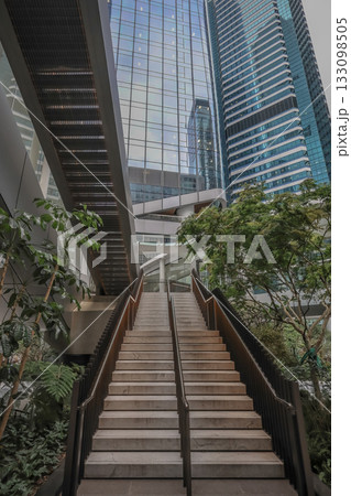 Oct 29 2025 a Modern Urban Ambiance With Glass Skyscrapers 133098505