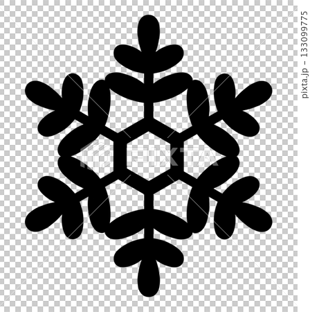 手繪雪花圖示插圖 手繪雪花圖示插圖 133099775