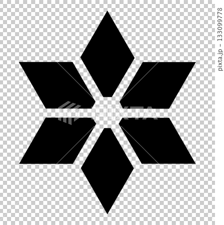 手繪雪花圖示插圖 133099778