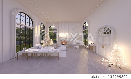 グランドピアノがあるリビングルーム 133099892