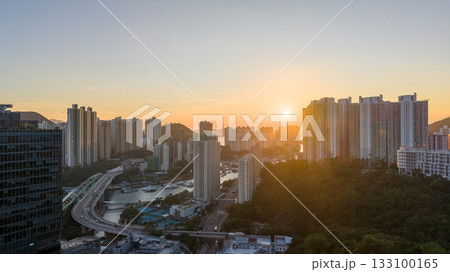 Nov 8 2025 Aberdeen and Ap Lei Chau Waterfront Urban Contrast 133100165