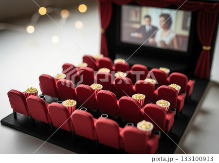 映画館のミニチュア 133100913