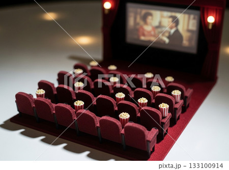 映画館のミニチュア 133100914