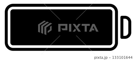 バッテリー・電池マークのフラットアイコン 133101644
