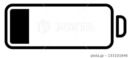 バッテリー・電池マークのフラットアイコン 133101646