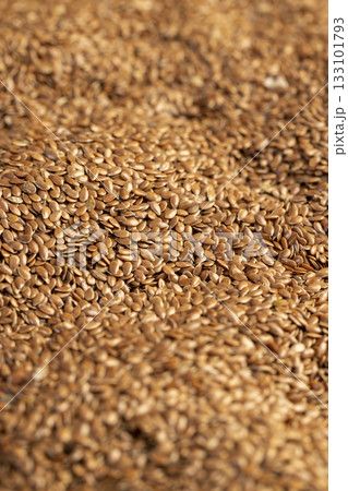 flax seeds are used to produce food, linseed for germination or for dietary nutrition, a large number of light brown flax seeds flax seeds are used to produce food, linseed for germination or for dietary nutrition, a large number of light brown flax seeds 133101793