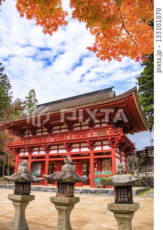 紅葉真っ盛りの高野山 133101870