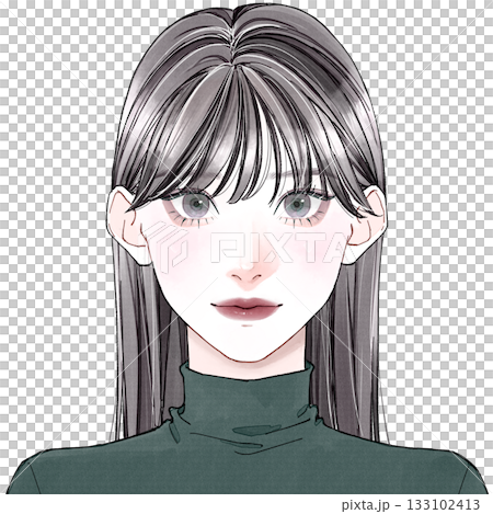 Face type: "Cool" - heavy bangs Face type: "Cool" - heavy bangs 133102413