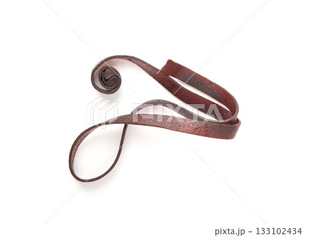 Fruit leather rolls isolated. Plum apple pastila, pastille healthy candy snack Fruit leather rolls isolated. Plum apple pastila, pastille healthy candy snack 133102434