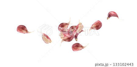 Garlic Cloves, Garlic Clove Group, Seasoning Bulb, Natural Spices Food Ingredient Garlic Cloves, Garlic Clove Group, Seasoning Bulb, Natural Spices Food Ingredient 133102443