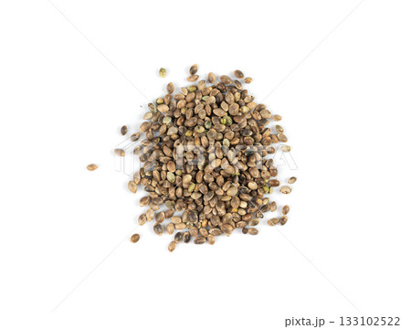 Hemp seeds, cannabis grains, marijuana kernels, oil hempseeds pile Hemp seeds, cannabis grains, marijuana kernels, oil hempseeds pile 133102522