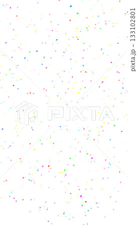 きらめく輝きが美しい紙吹雪のイラスト背景透過 133102801