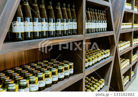 Beekeeper working collect honey. Beekeeping concept. Beekeeper working collect honey. Beekeeping concept. 133102882