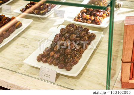 Sweet dates fruit in Dates Shop Sweet dates fruit in Dates Shop 133102899