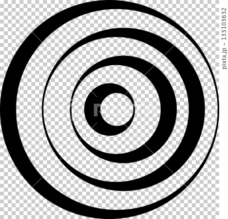 Concentric circles. Round line pattern Concentric circles. Round line pattern 133103632