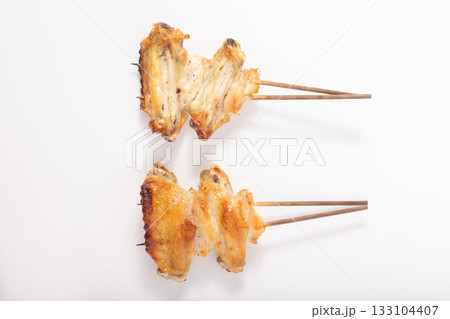 イカダ串　塩焼き（手羽先） 133104407