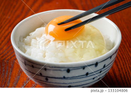 卵かけご飯 卵かけご飯 133104806
