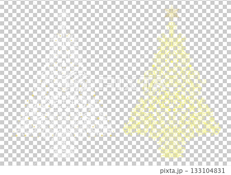 Fashionable Christmas tree illustration Fashionable Christmas tree illustration 133104831