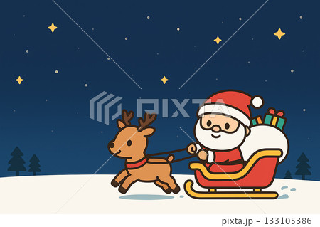 クリスマス　サンタクロース 133105386