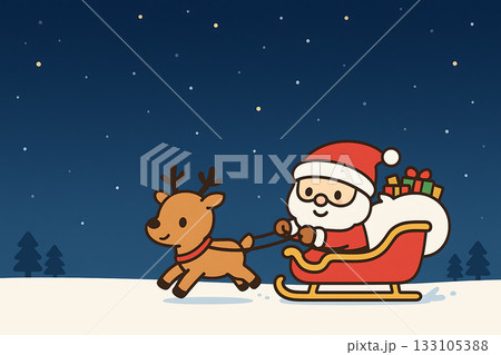 クリスマス　サンタクロース 133105388